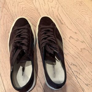Tom Ford Men's Velvet Cambridge Sneakers